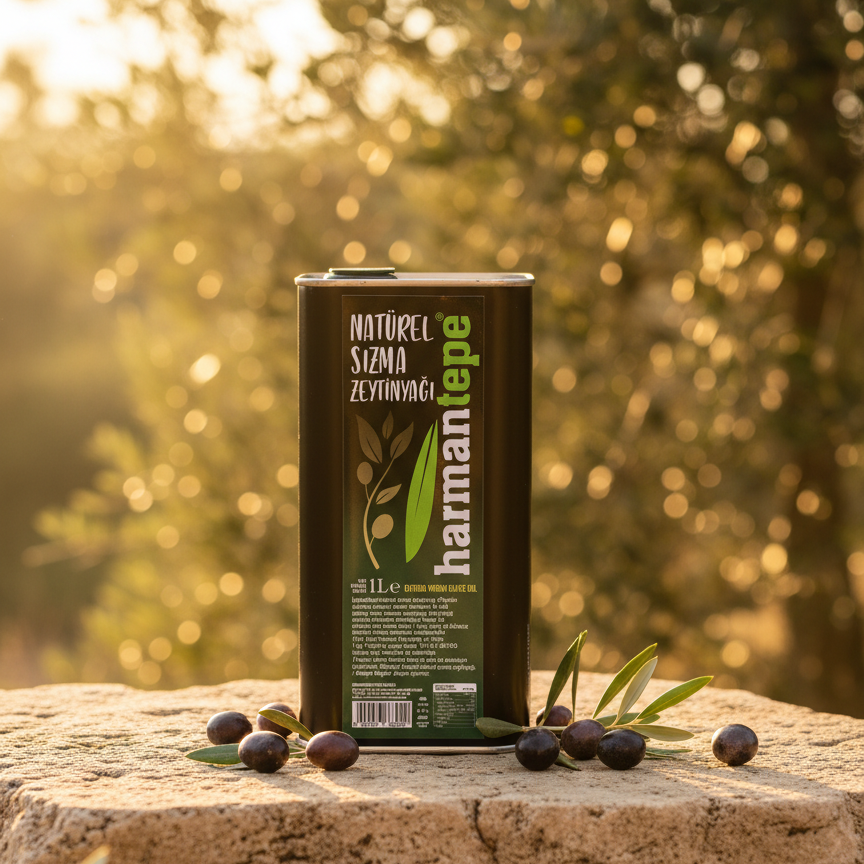 Naturel Sızma Soğuk Sıkım Zeytinyağı 1 LT