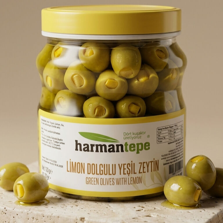 Limon Dolgulu Yeşil Zeytin 1kg