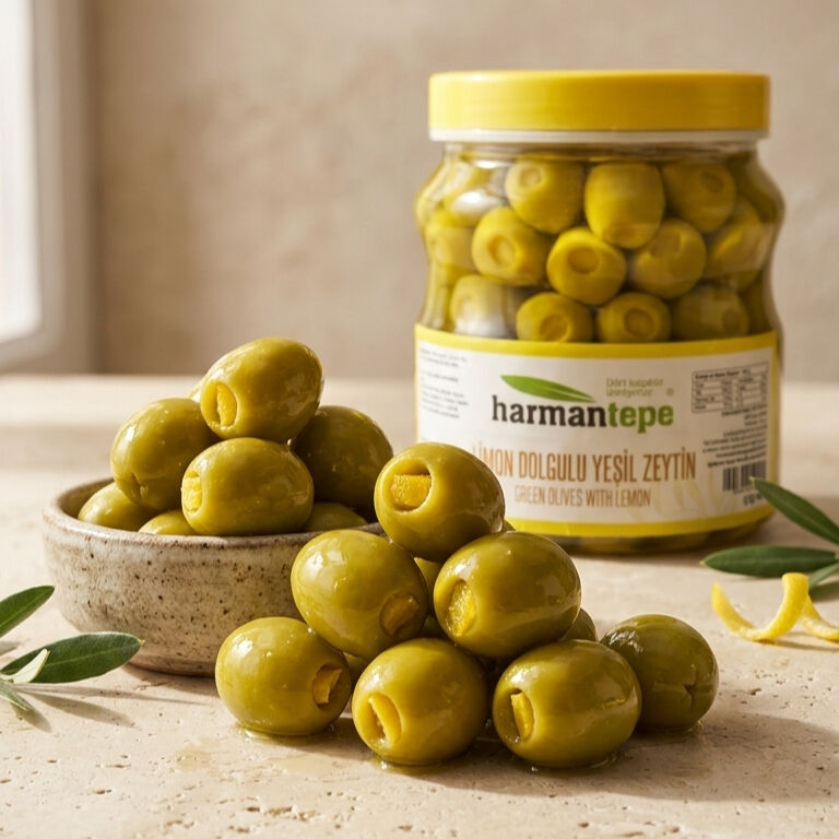 Limon Dolgulu Yeşil Zeytin 1kg