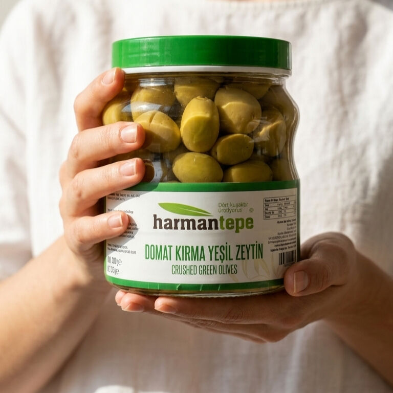 Domat Kırma Yeşil Zeytin 1kg