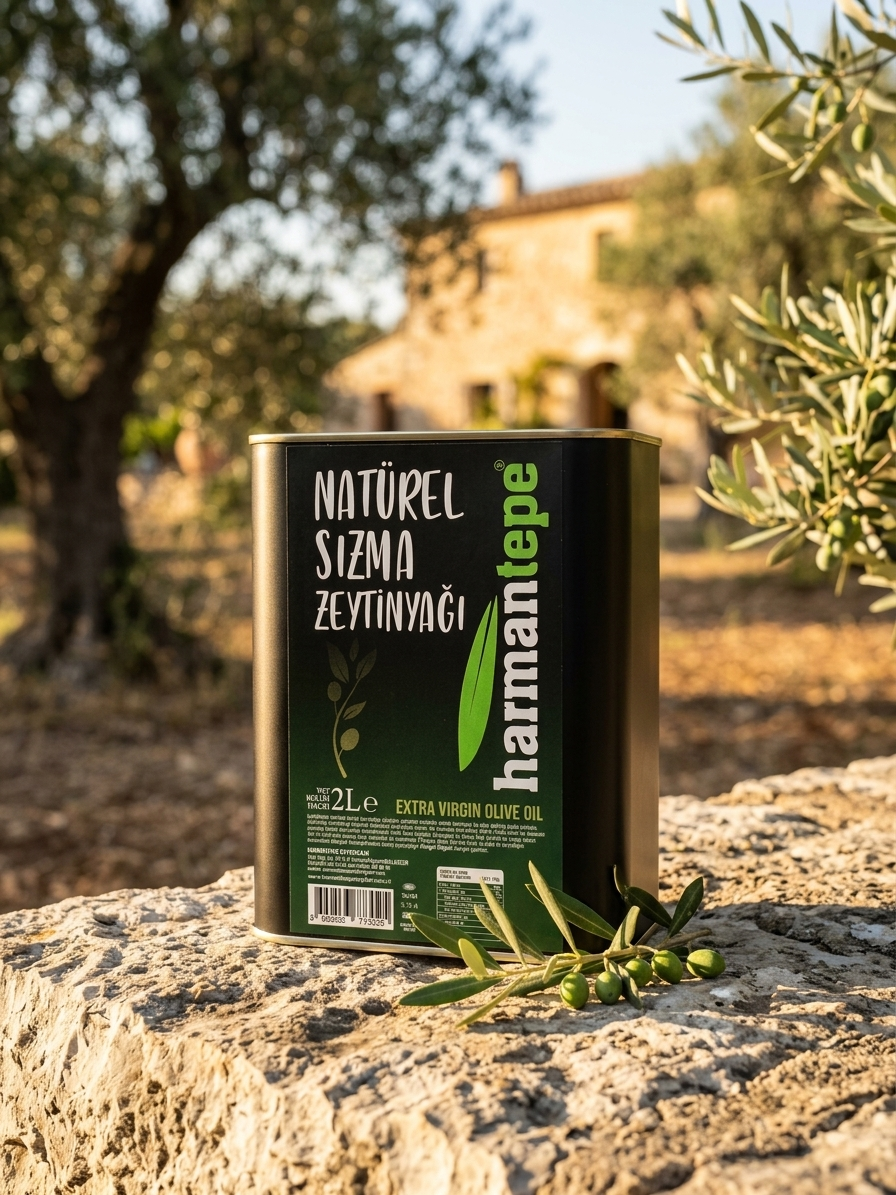 Naturel Sızma Soğuk Sıkım Zeytinyağı 2 LT